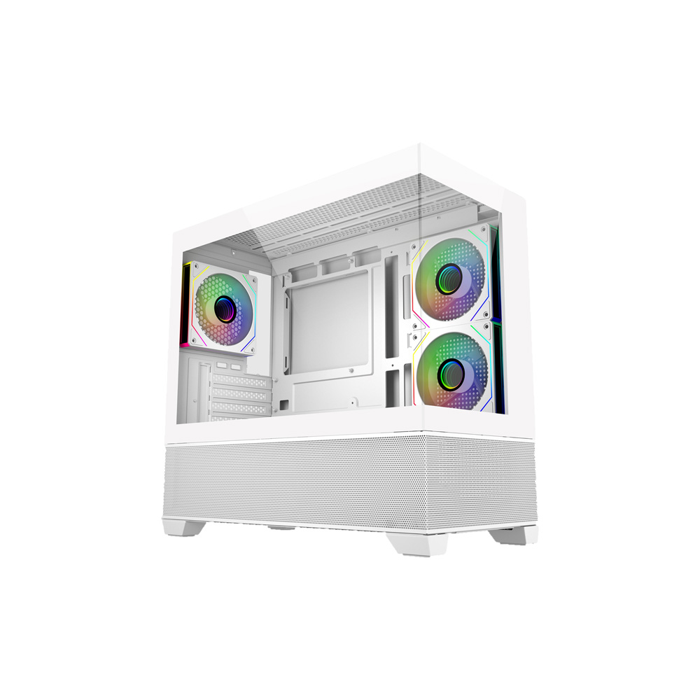 Case Cooler Master Mini Tower Elite 490 White 1X120Mm Argb