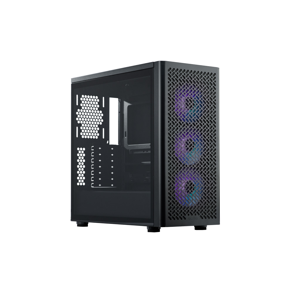 Case Cooler Master E502 Mid Tower negro Bundle Fuente 650W E502-KGNN65-SA0