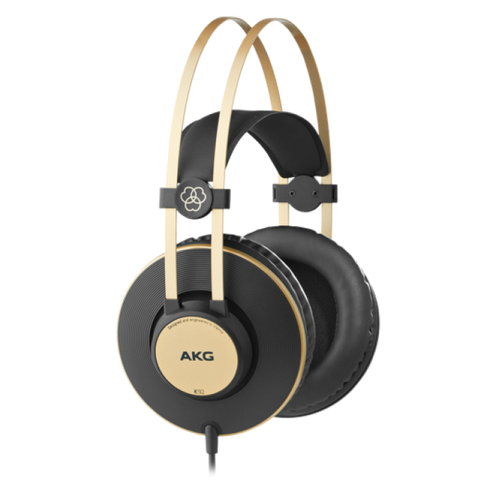 AKG K92 Audifonos Profesionales Closed-Back 3.5mm Negro Dorado