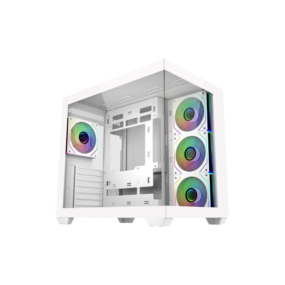 Case Cooler Master Mid Tower Elite681 White 1X120Mm Argb 3X120Mm