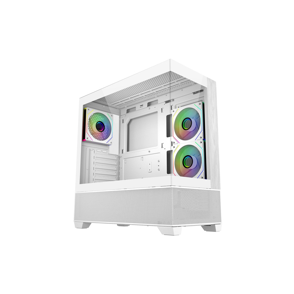 Case Cooler Master Mid Tower Elite 690 White Wood 1X120Mm