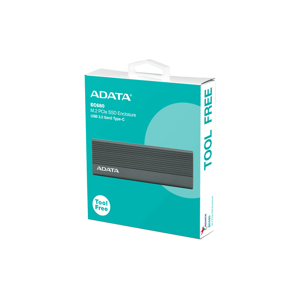 SSD Adata Compartimiento De SSD Ec680 M.2 Pcie USB 3.2