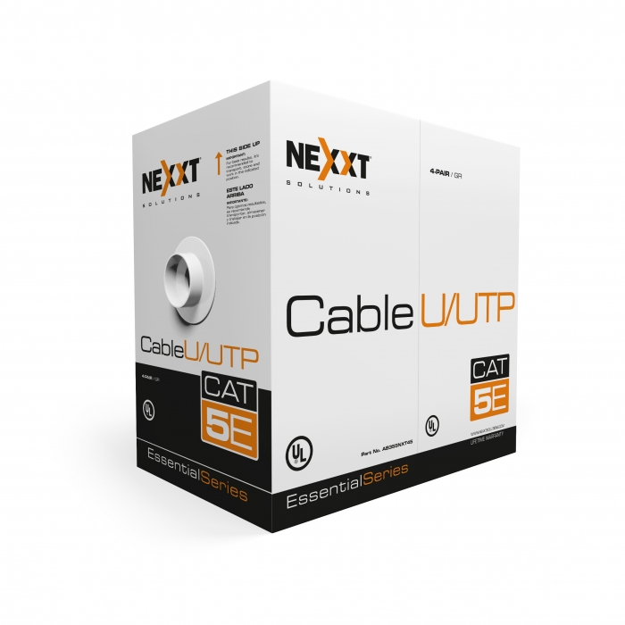 Nexxt Essential Cat5e UTP Cable 4P 0.45mm CMX 305m GR