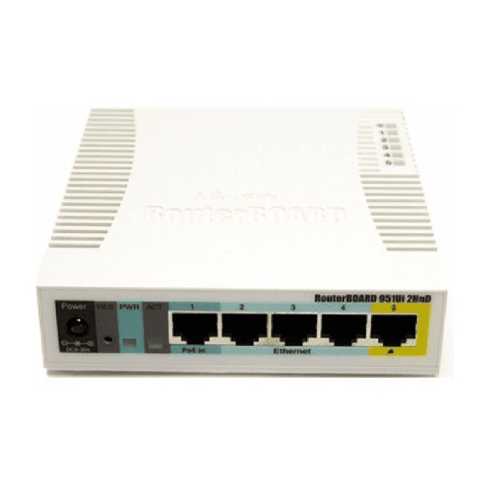 MikroTik RouterBOARD hAP - enrutador inalámbrico conmutador de 4 puertos