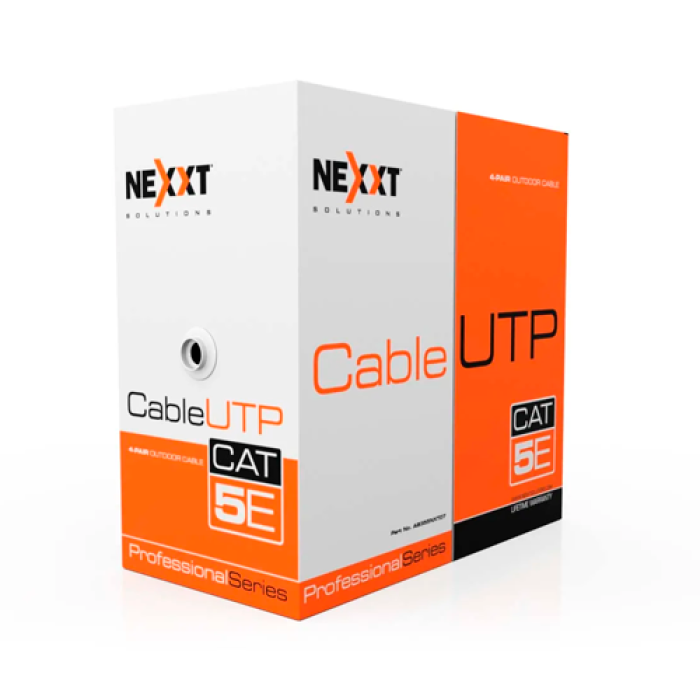Nexxt Solutions Infrastructure Outdoor UTP Cat5e Cable 4P 24AWG CMX