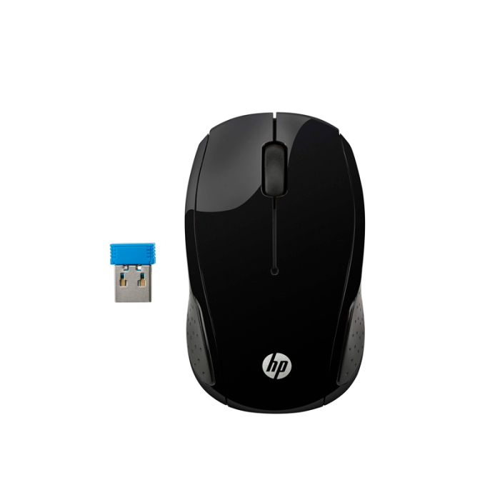 HP 200 Ratón óptico inalámbrico 2.4 GHz receptor inalámbrico USB