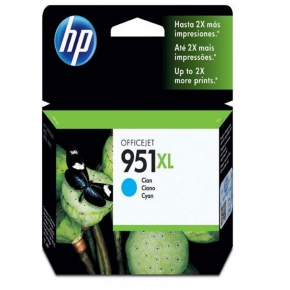 HP 951XL 24 ml Alto rendimiento cián original cartucho de
