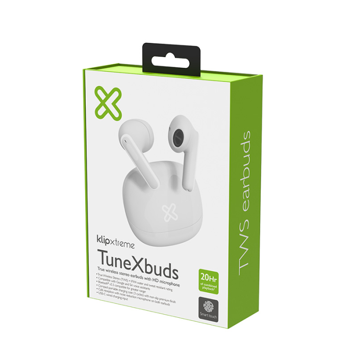 Klip Xtreme KTE-007WH True wireless earphones Para Home audio /