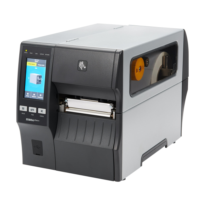 ZEBRA ZT411 TT Printer, 203 dpi, US Cord, Serial, USB,