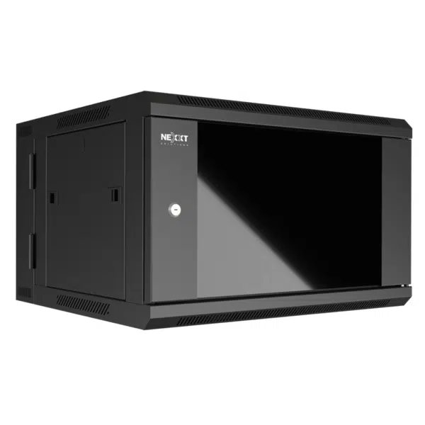 Nexxt Solutions Rack armario instalable en pared RAL 9005, negro