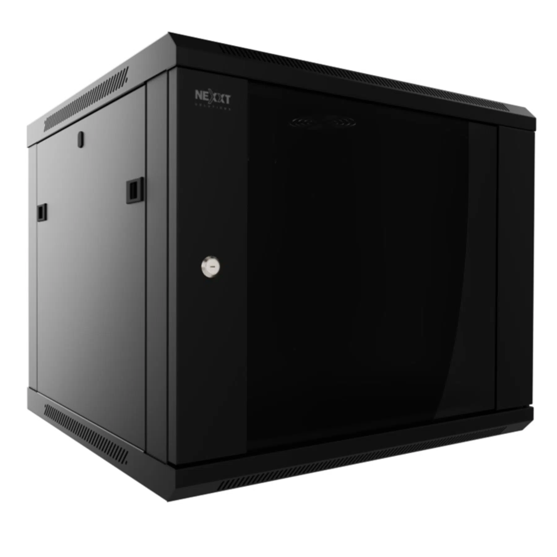 Nexxt Solutions Rack armario instalable en pared RAL 9005, negro