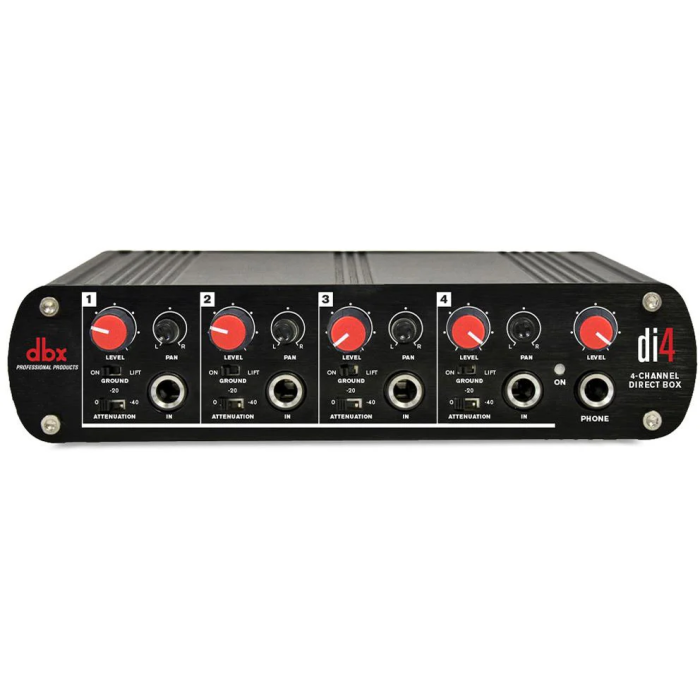 Caja Directa Activa dbx Di4 de 4 Canales con Mezclador de Línea DBXDI4