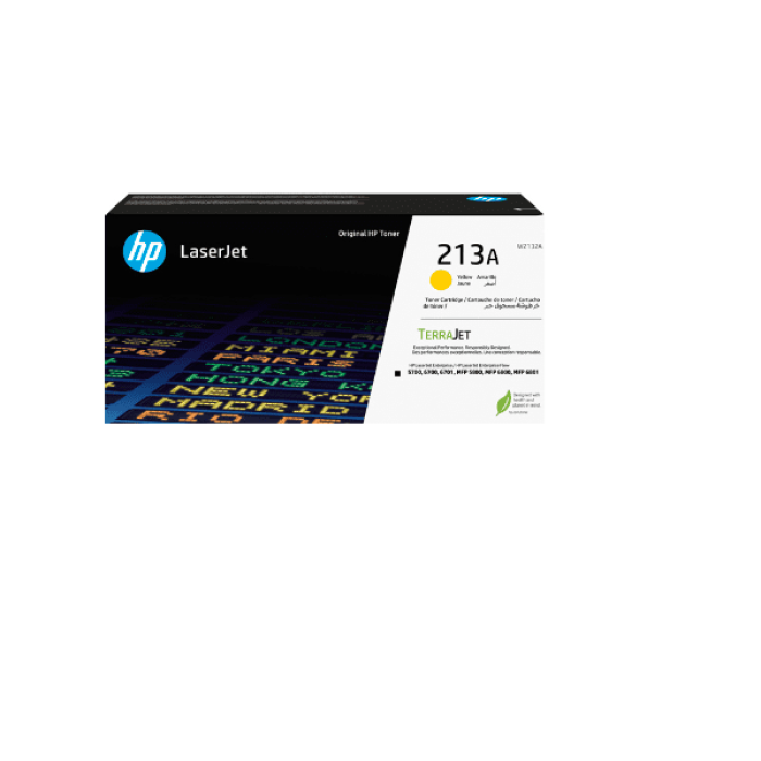 HP 213A Amarillo original LaserJet cartucho de tóner (W2132A) para