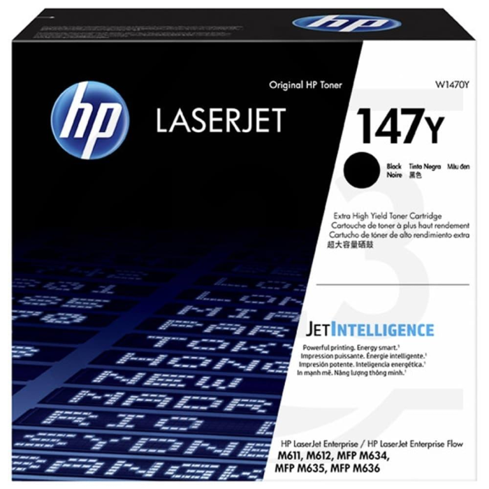 Consumible Hpinc 147Y Negro Laserjet M636 611 612 634 635 W1470Y