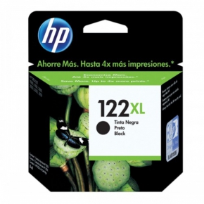 HP 122XL - 8 ml - Alto rendimiento - negro - original - cartucho de tinta - para Deskjet 1010, 10XX J410, 15XX, 2050 J510, 2050A J510, 2054A J510, 25XX, Envy 45XX