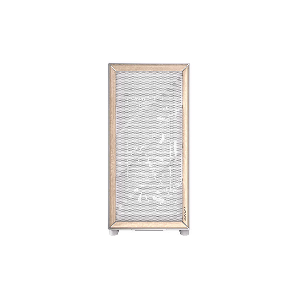 Case Antec Flux Wood blanco Mid Tower 3X120Mm In Front FLUXWHITE