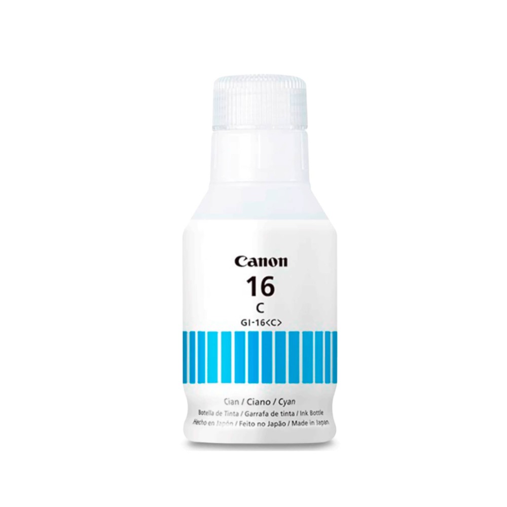 BOTELLA CANON GI16C CYAN GX6010/GX7010 14000 PAG GI16C