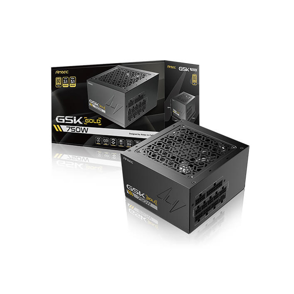 Fuente Antec Fuente De Poder Gsk750 750W 80Plus dorado Pcie GSK750US
