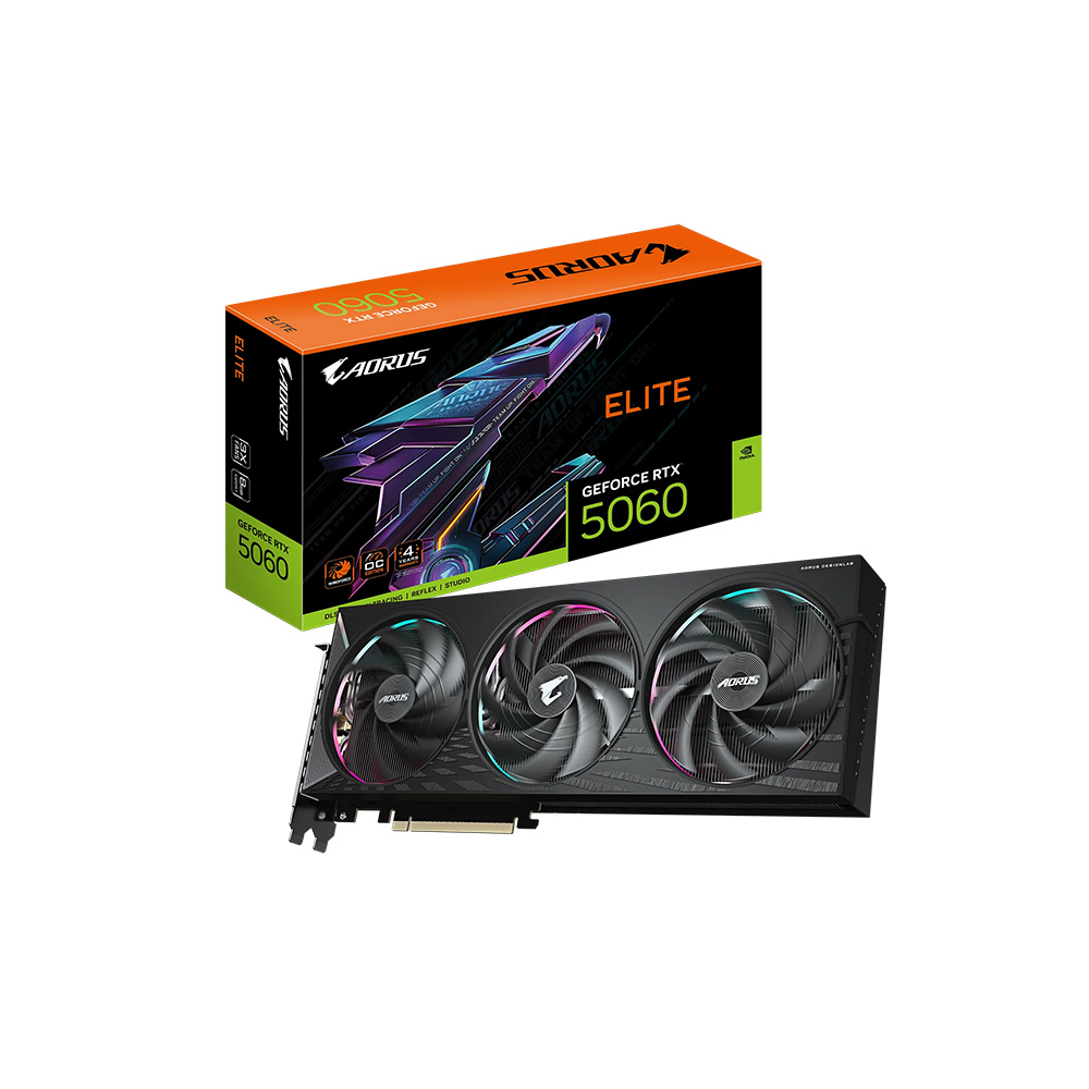 TARJETA DE VIDEO GIGABYTE/AORUS GEFORCE RTX 5060 ELITE 8G GDDR7