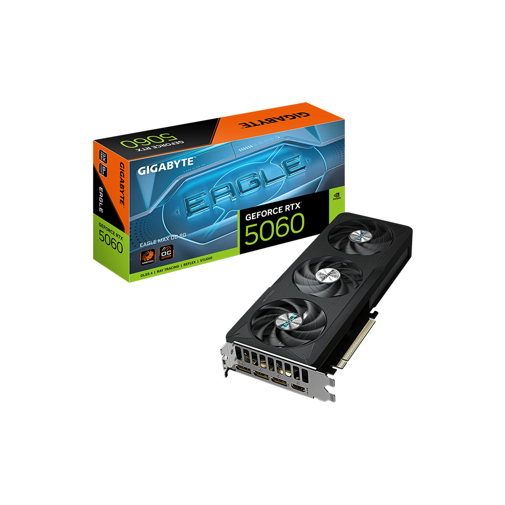TARJETA DE VIDEO GIGABYTE/GEFORCE RTX 5060 EAGLE MAX OC 8G