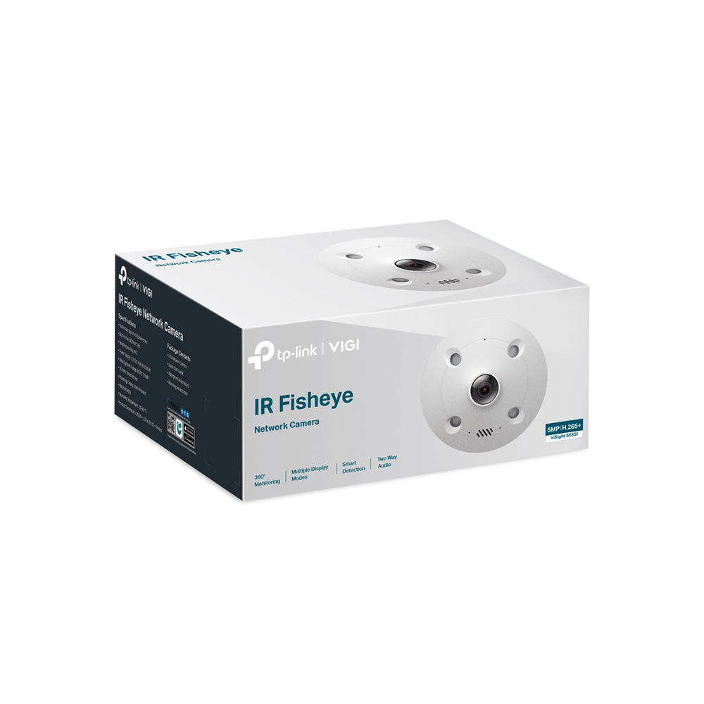 Camara Tplink Vigi Insight S655I Fisheye Ir 5Mp Vision Nocturna
