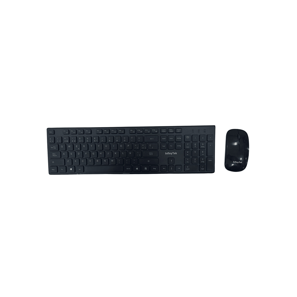 TECLADO GENERICOS ASIA/CON MOUSE KB028 WIRELESS BLACK ENSAMBLE