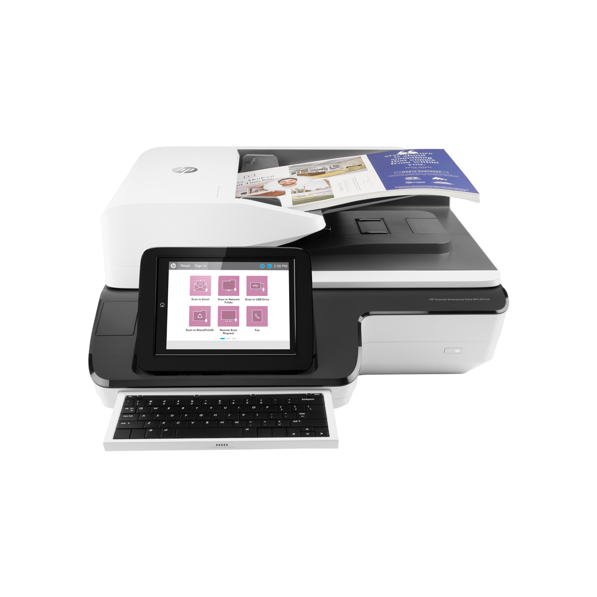 Escaner HP N9120 Fn2 Superficie Plana Adf 120Ppm 240Ipm 1 L2763A#BGJ