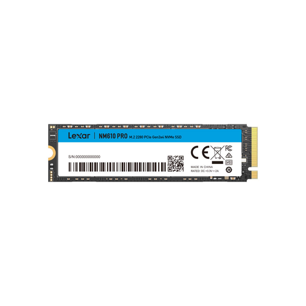 SSD Lexar Nm610Pro M.2 2280 500G 0.5Ms 3000Mbs Pcie Gen3X4