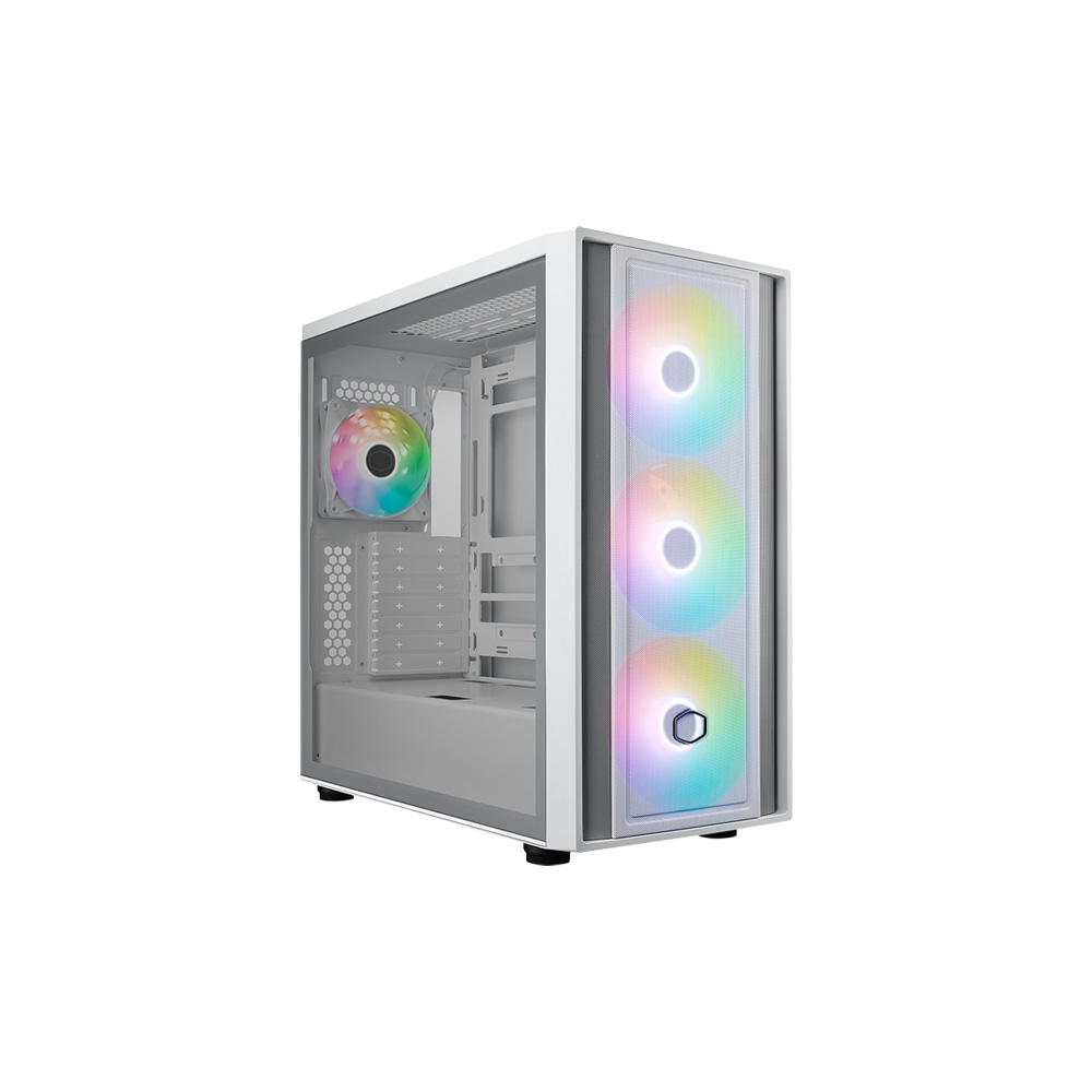 CASE COOLER MASTER/MASTERBOX 600 ATX BLANCO ARGB FANS HUB