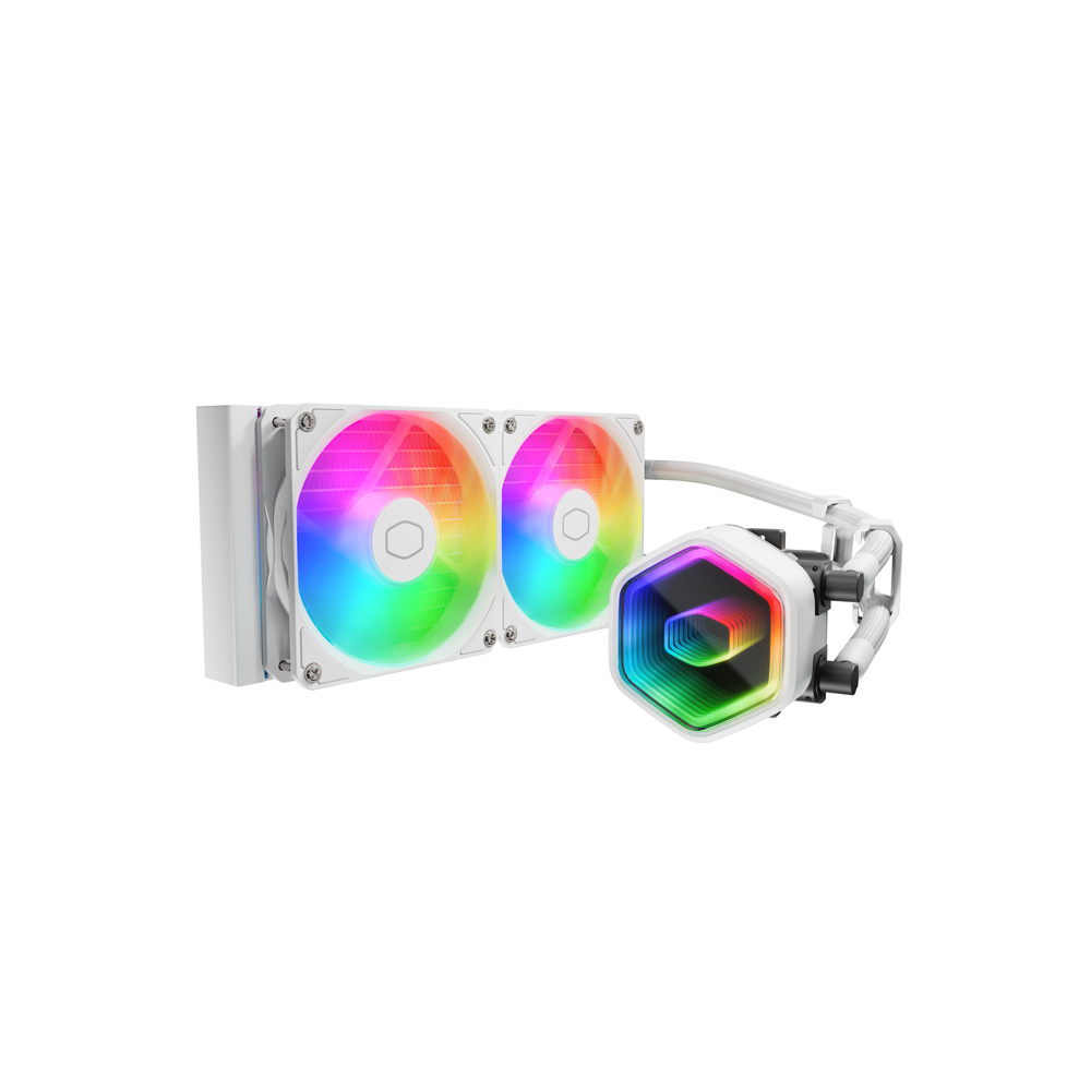 COOLER MASTER/MASTERLIQUID 240 CORE II ARGB WHITE 12 VDC