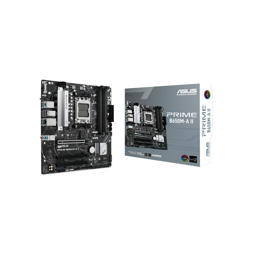 MAINBOARD ASUS PRIME B650M-A II AM5 DDR5 SERIE 7000 8000