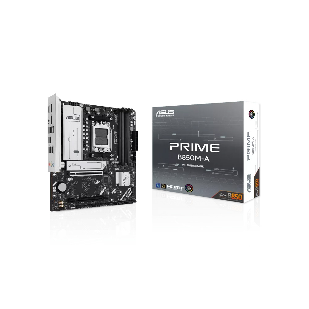 MAINBOARD/ASUS PRIME B850M-A AM5 DDR5 4 SLOTS AI PC READY