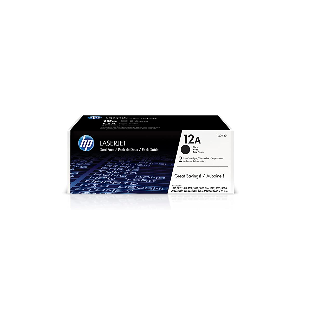 Toner Hpinc 12A Negro Laserjet 1012 1020 3015 3050 1319 Q2612A