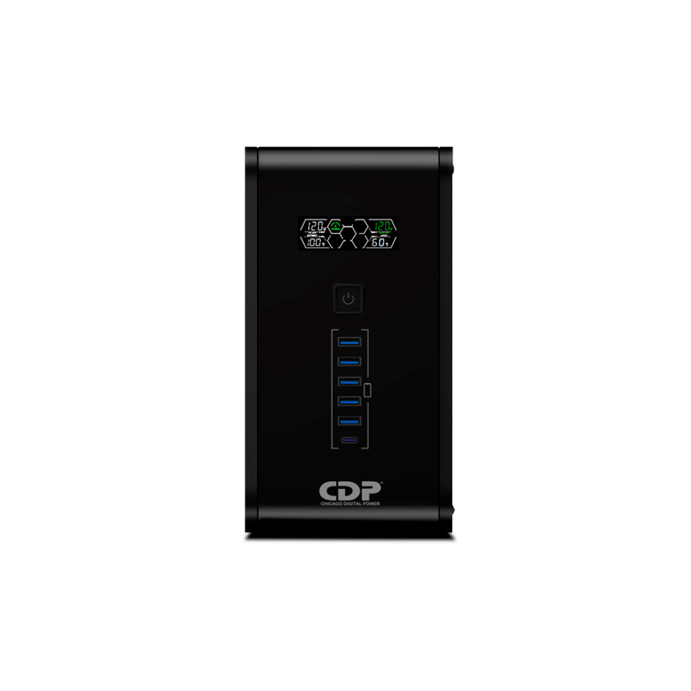 UPS INTERACTIVO SMART CDP R-SMART1510  1500VA/900W/E/S:120V/6 SALIDAS/SUP DE PICOS/LCD