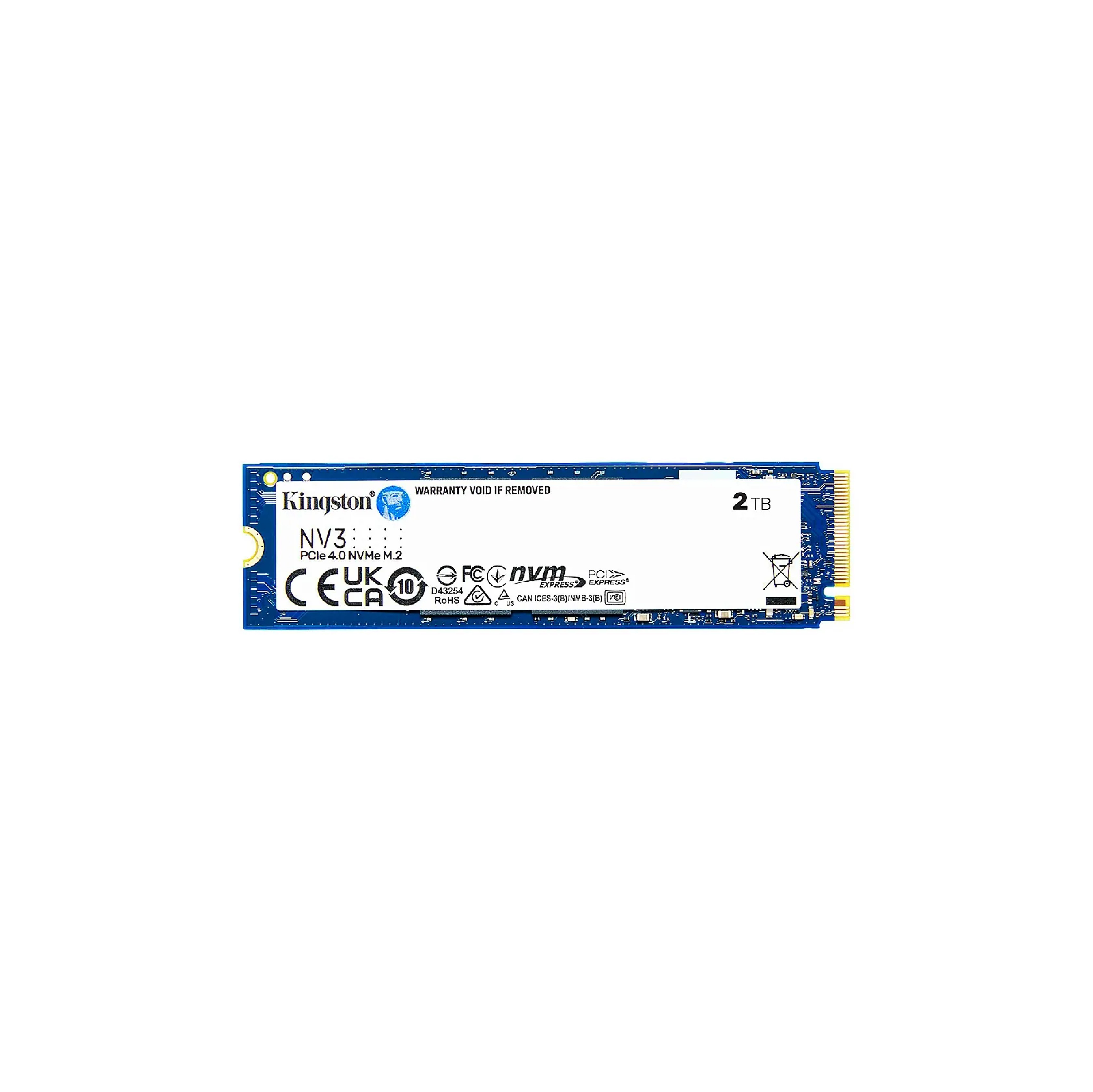 SSD KINGSTON/2TB NV3 M.2 2280 NVME SSD PCIE 4.0 UP