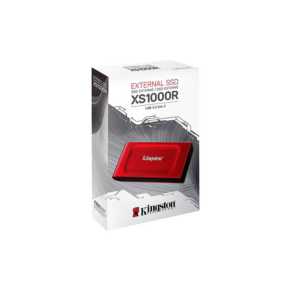 SSD Kingston Externo Xs1000 Red 1Tb USB 3.2 Gen 2