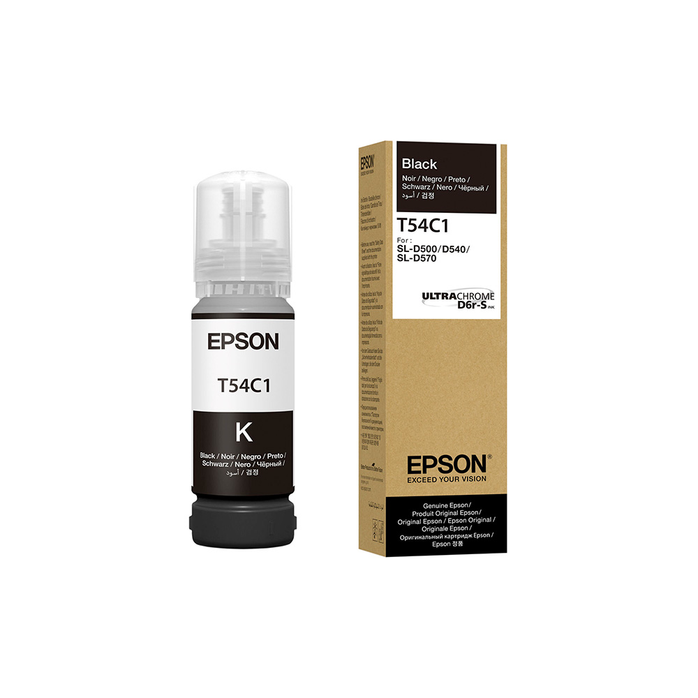 CONSUMIBLE/EPSON T54C NEGRO ULTRACHOME D6R-S SL-D570 70ML T54C120