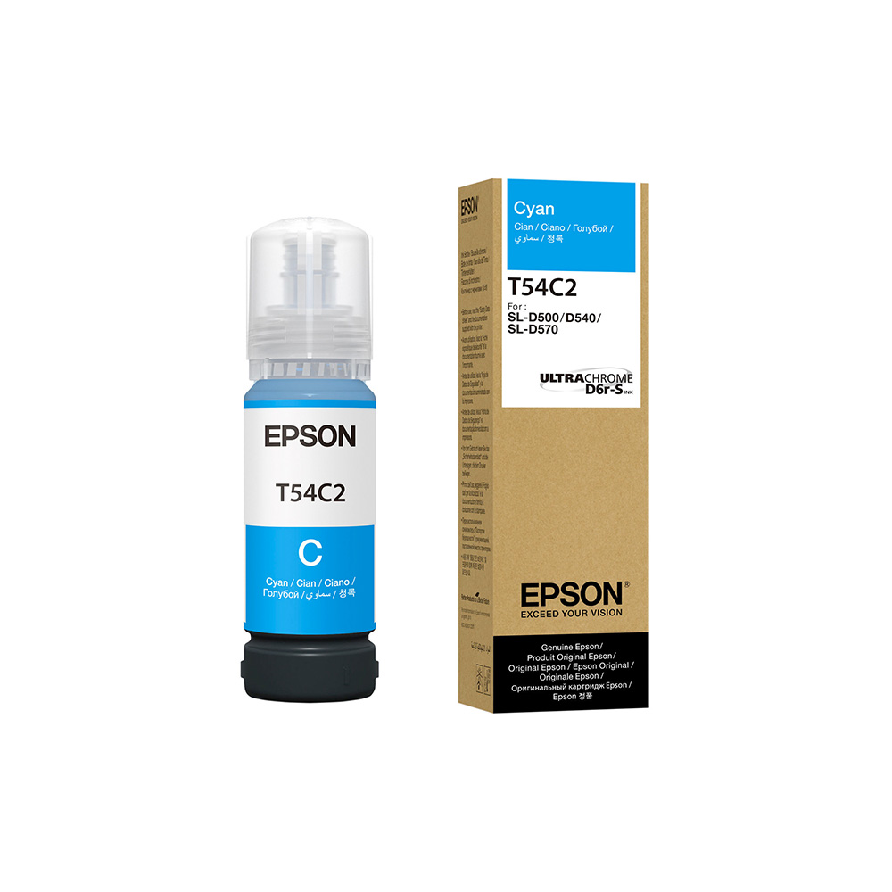 CONSUMIBLE EPSON/T54C CYAN ULTRACHOME D6R-S SL-D570 70ML T54C220
