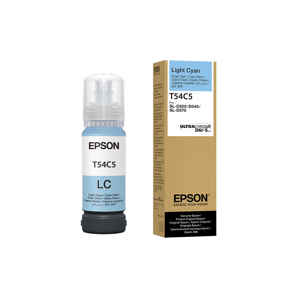 CONSUMIBLE EPSON/T54C LT CYAN ULTRACHOME D6R-S SL-D570 70ML T54C520