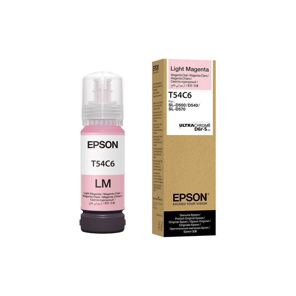 CONSUMIBLE EPSON/T54C LT MAGENTA ULTRACHOME D6R-S SL-D570 70ML T54C620
