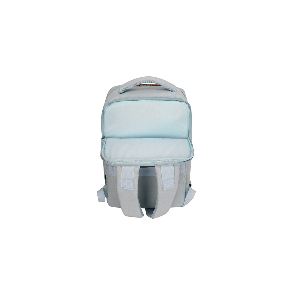 MOCHILA TEROS/TE-9047SK NOTEBOOK HASTA 15.6 /POLIESTER CELESTE /INTERIOR CELESTE.