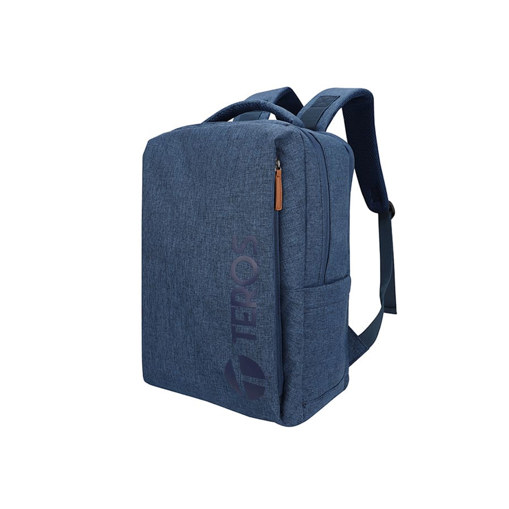 Mochila Teros Te-9048Nv Notebook Hasta 15.6 Poliester Azul Interior Azul.