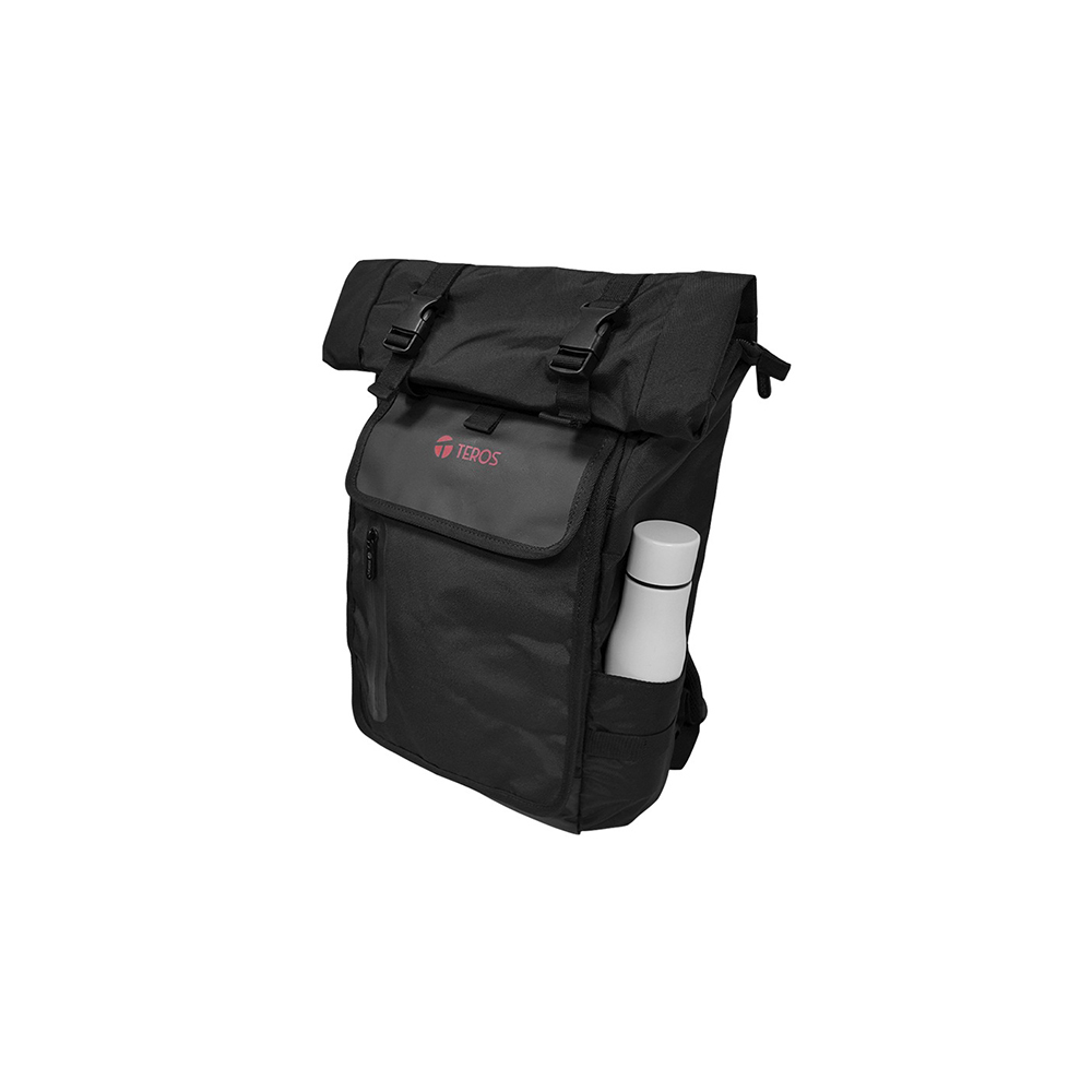 MOCHILA TEROS/TE-ACS9018 NOTEBOOK HASTA 15.6 /GAMER /POLIESTER NEGRO /INTERIOR NEGRO