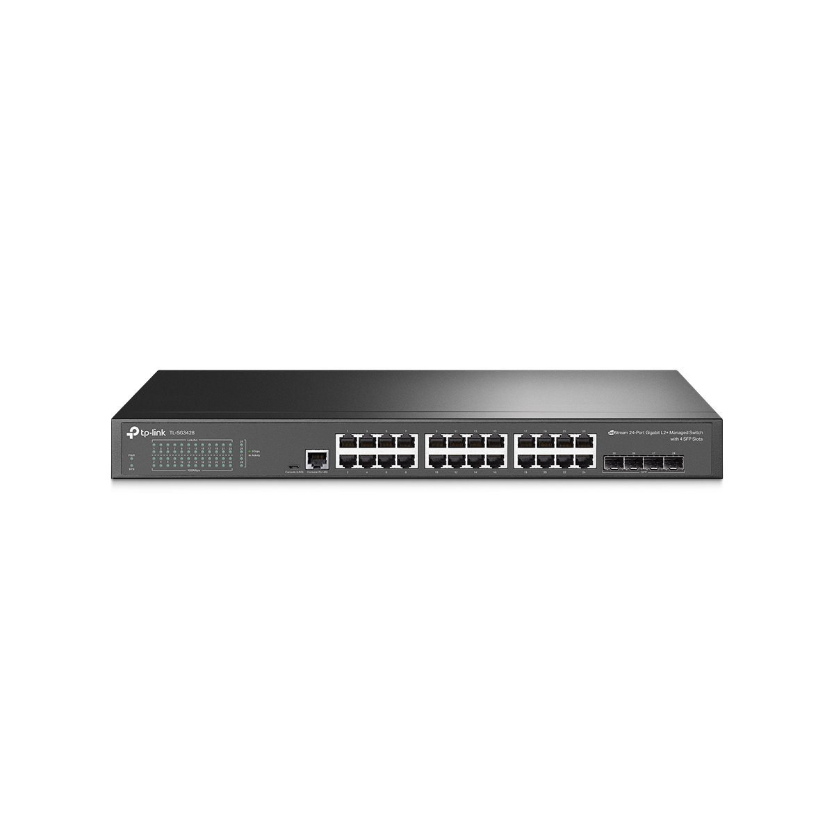 SWITCH TP-LINK TL-SG3428 24 PUERTOS GIGABIT L2 / 4 RANURAS