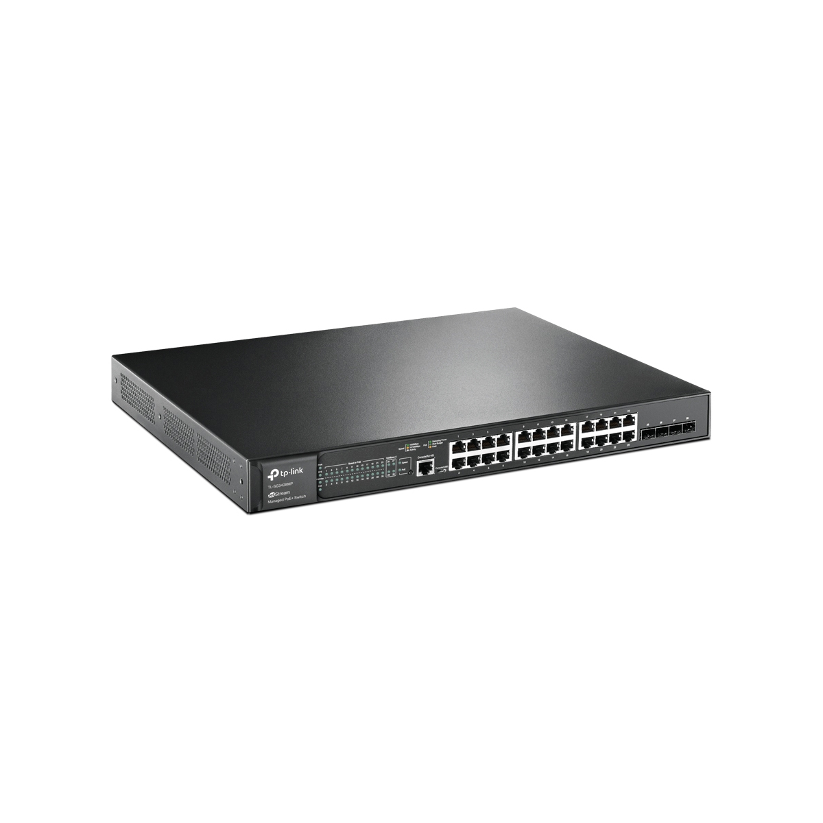 Switch Tp-Link Tl-Sg3428Mp 24 Puertos Gigabit Poe L2 4 Ranuras