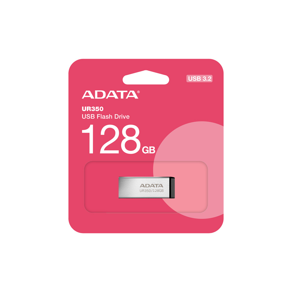 Flashmemory Adata Ur350 USB Flash 128Gb Metal USB 3.2 Gen1 UR350-128G-RSR/BK