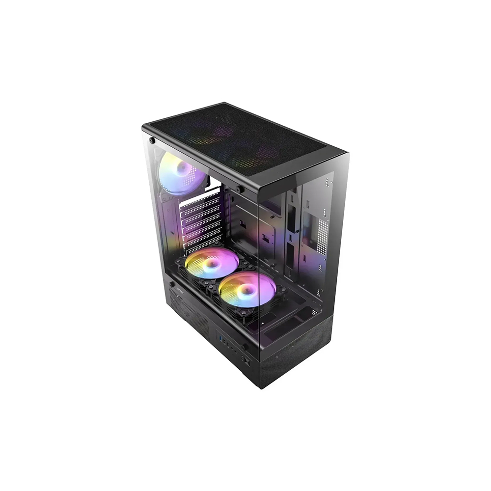 CASE ANTEC/VCX300 ARGB 2X120MM FRONT 1X120MM REAR 2X120MM PSU SHROUD